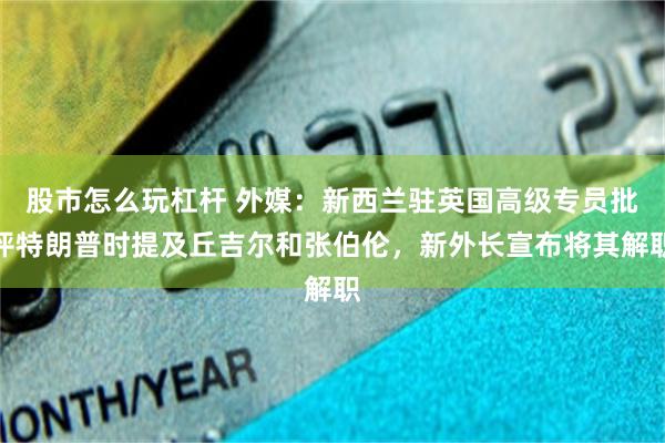 股市怎么玩杠杆 外媒：新西兰驻英国高级专员批评特朗普时提及丘吉尔和张伯伦，新外长宣布将其解职