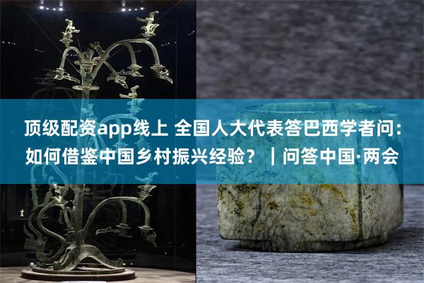 顶级配资app线上 全国人大代表答巴西学者问：如何借鉴中国乡村振兴经验？｜问答中国·两会