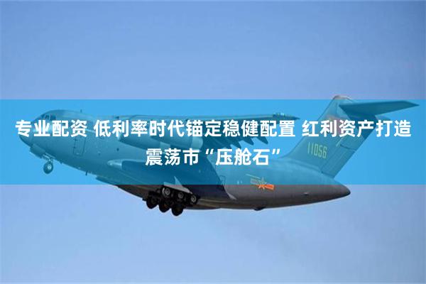 专业配资 低利率时代锚定稳健配置 红利资产打造震荡市“压舱石”